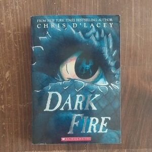 Scholastic Dark Fire with Blue and Black Dragon Design